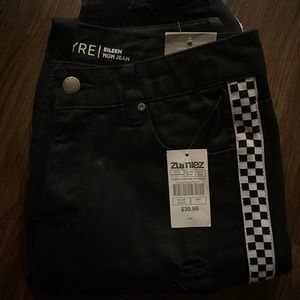 Mom jeans black